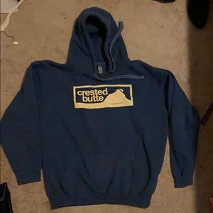 Created butte Colorado sweatshirt large navy